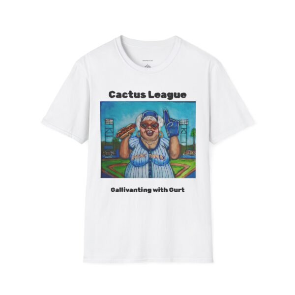 Gurt goes to Spring Training  Unisex T-Shirt - Gallivanting with Gurt Collection. Cactus League Edition