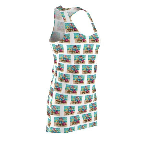 Gallivanting Gurt at the Beach Women's Cut & Sew Racerback Dress (AOP) - Image 3