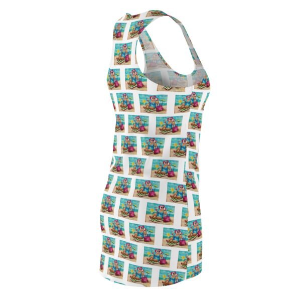 Gallivanting Gurt at the Beach Women's Cut & Sew Racerback Dress (AOP) - Image 4