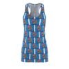 Pool Time with Gallivanting Gurt  Women's Cut & Sew Racerback Dress (AOP)