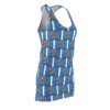 Pool Time with Gallivanting Gurt  Women's Cut & Sew Racerback Dress (AOP) - Image 3