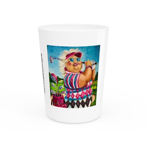 Golfing Gurt Shot Glass - 'Gallivanting with Gurt'