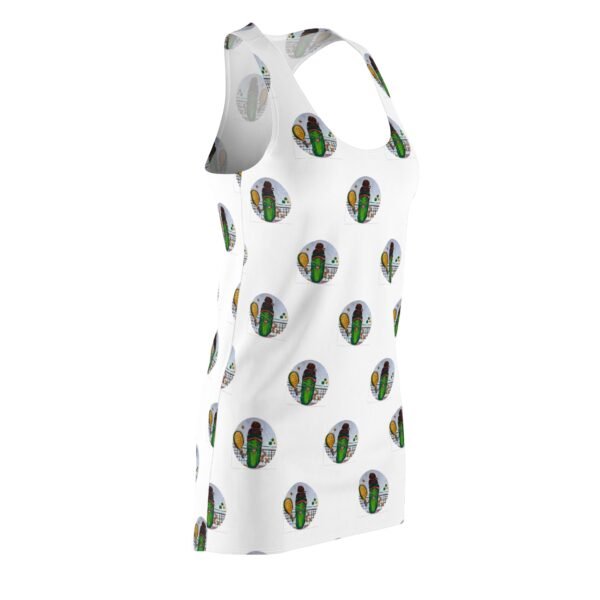 Colorful Pickleball Queen Racerback Dress - Fun Summer Fashion - Image 3