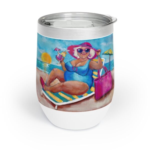 Gurt on the beach Wine Tumbler | Perfect for Parties & Outdoor Events