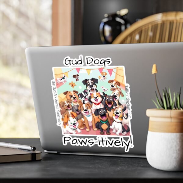 Gud Dogs Kiss-Cut Vinyl Decal - Gud Dogs - Paws-itively! - Image 11