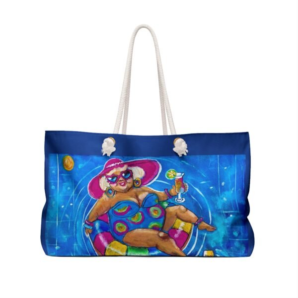 Gurt at the Pool Vibrant Beach Weekender Bag - Fun Summer Vibes for Travel & Leisure - Image 3