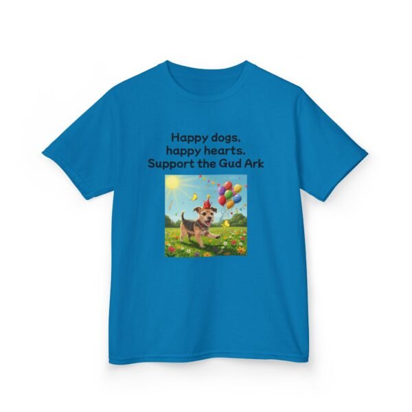 Kids Heavy Cotton™ Tee - Support the Gud Ark with Happy Dogs Design - Image 9