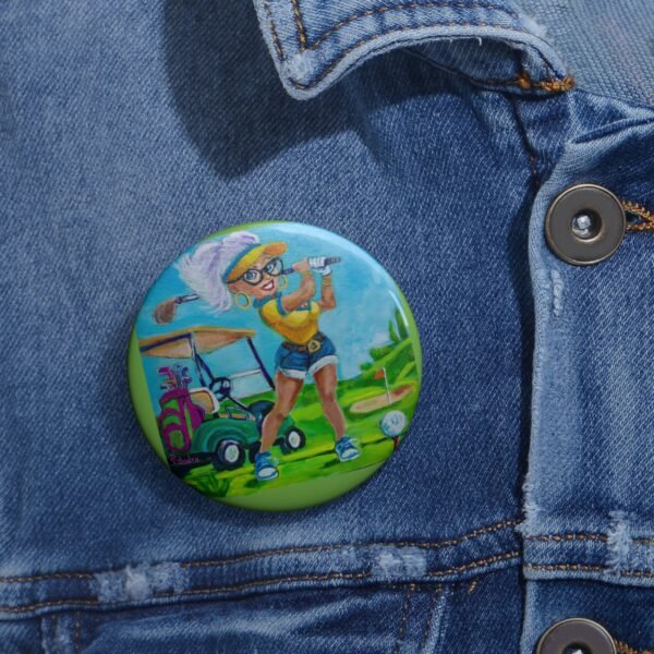 Trudy Golfing - Show your support for the Gud Dogs with the button pen. - Image 4