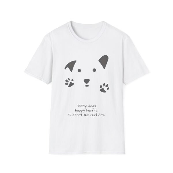 Happy Dogs Unisex Softstyle T-Shirt - Support the Gud Ark