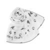 Gallivanting Gurt Poly Scarf - Stylish Pet Lover Accessory with Paw Prints - Image 2