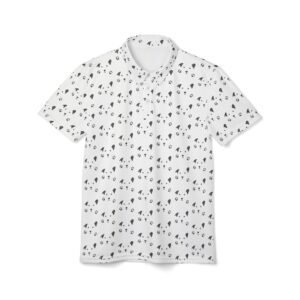 Gud Dog Print Polo Shirt