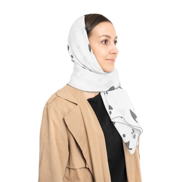 Gallivanting Gurt Poly Scarf - Stylish Pet Lover Accessory with Paw Prints - Image 6