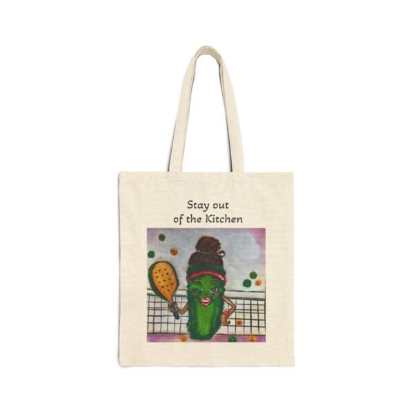 Pickleball Queen Cotton Canvas Tote Bag -