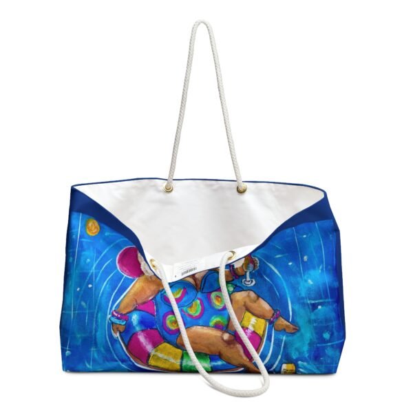 Gurt at the Pool Vibrant Beach Weekender Bag - Fun Summer Vibes for Travel & Leisure - Image 2