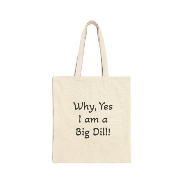 Pickleball Queen Cotton Canvas Tote Bag - - Image 2