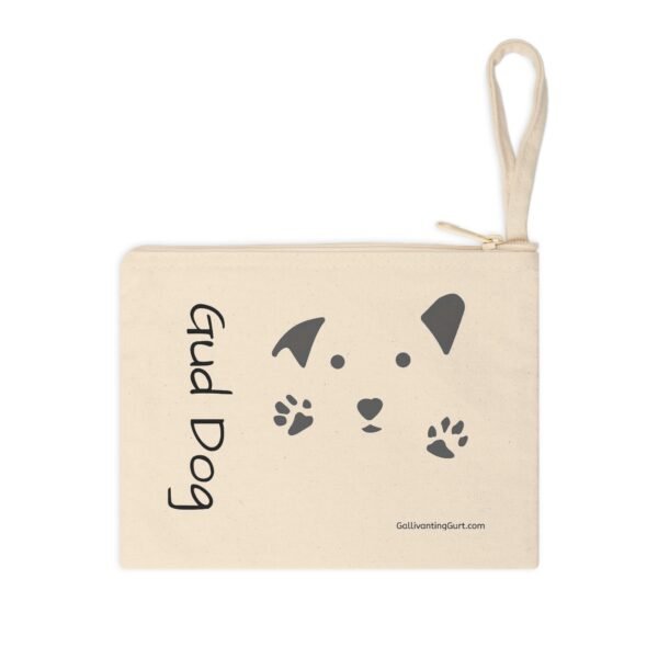 Gud Dog Accessory Zipper Pouch - Fun & Functional for Golf and Dog Lovers