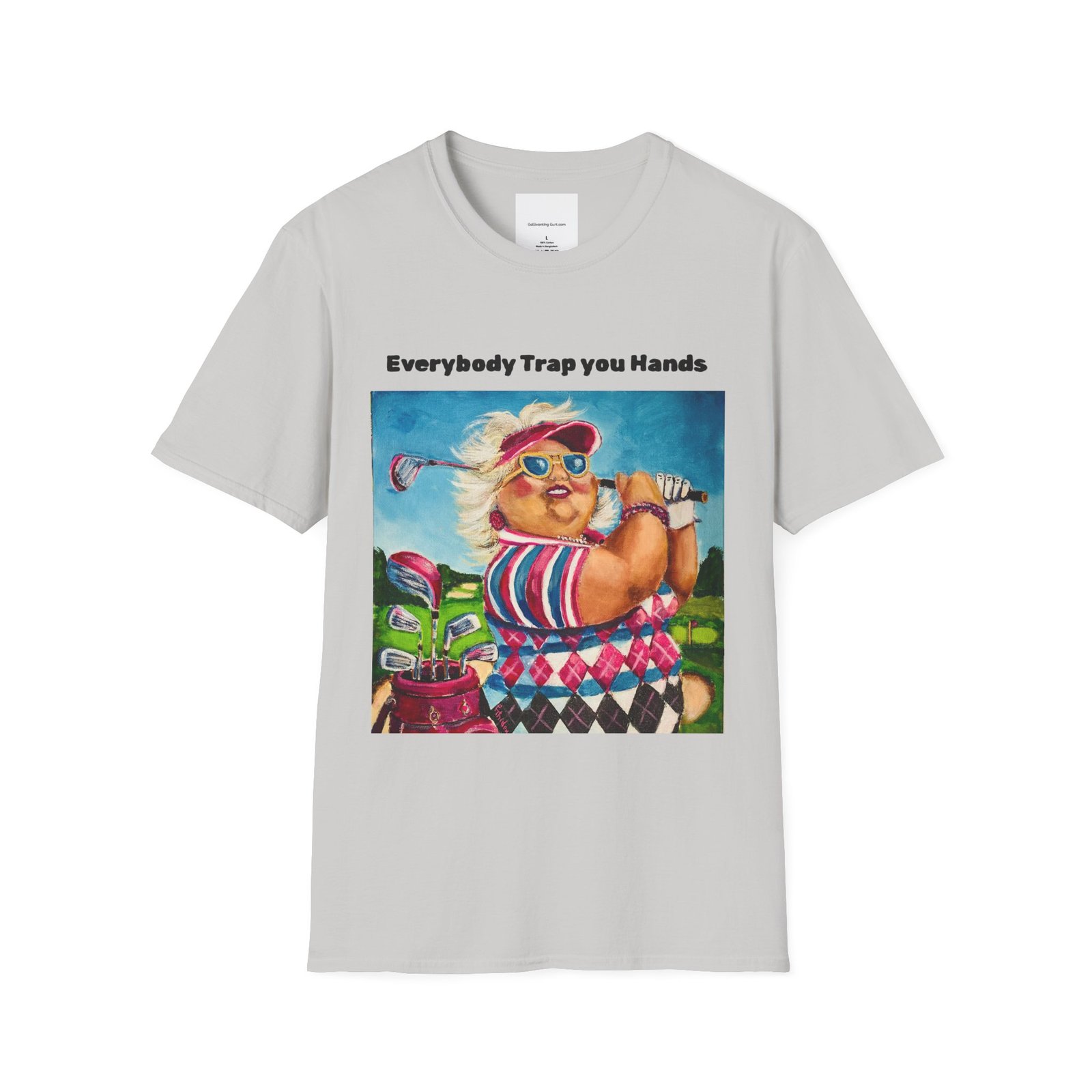 Everybody Trap your Hands - Unisex T-Shirt - Gallivanting with Gurt Collection. - Image 7