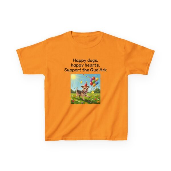 Kids Heavy Cotton™ Tee - Support the Gud Ark with Happy Dogs Design - Image 4