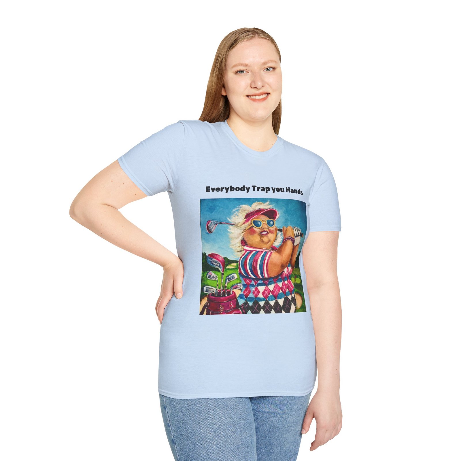 Everybody Trap your Hands - Unisex T-Shirt - Gallivanting with Gurt Collection. - Image 8