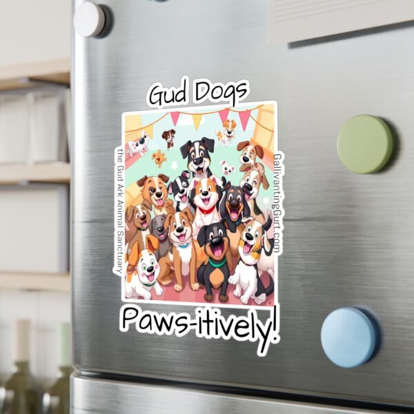 Gud Dogs Kiss-Cut Vinyl Decal - Gud Dogs - Paws-itively! - Image 10