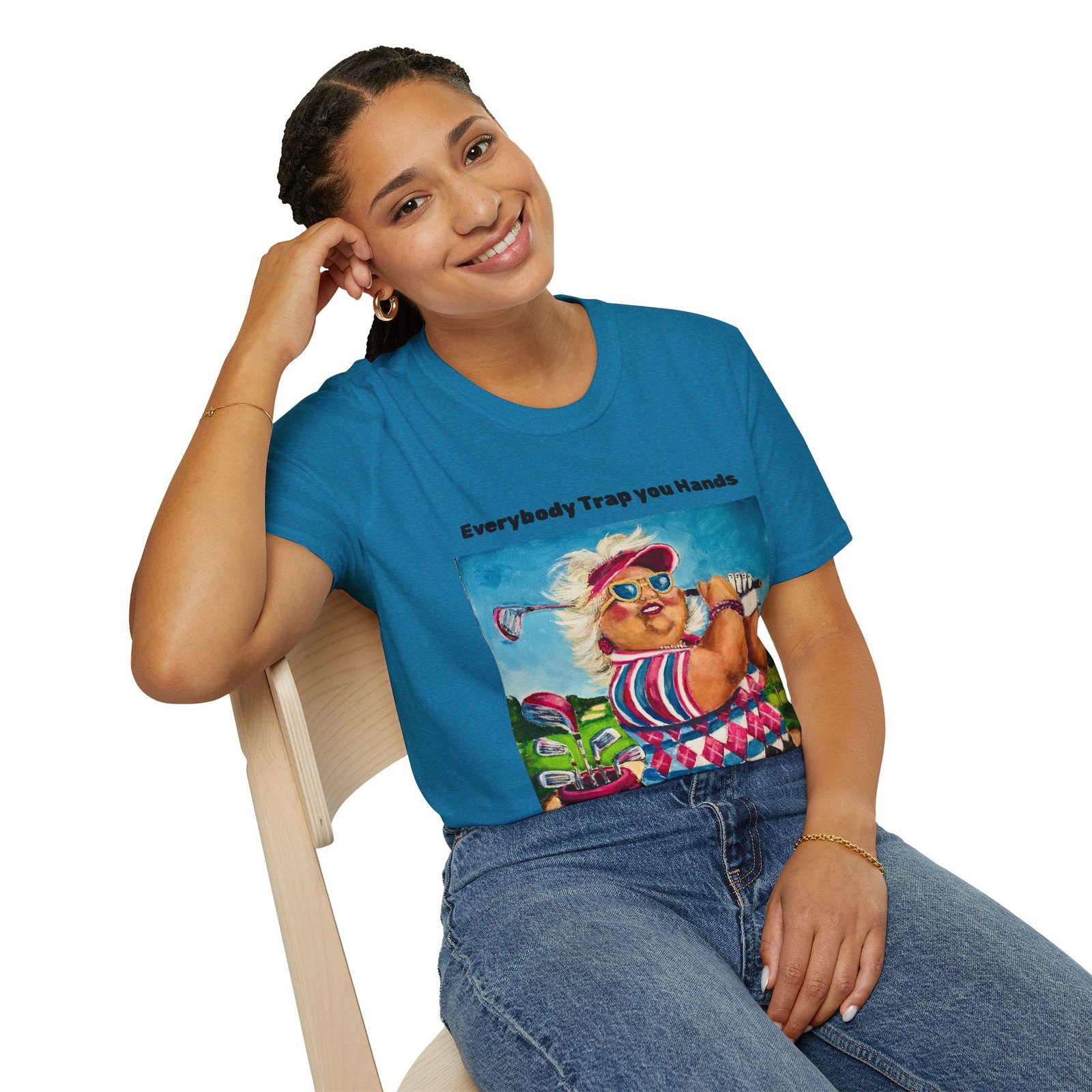 Everybody Trap your Hands - Unisex T-Shirt - Gallivanting with Gurt Collection. - Image 6