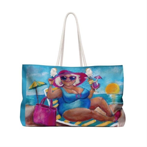 Gurt at the Beach Vibrant Beach Weekender Bag - Fun Summer Vibes for Travel & Leisure - Image 3