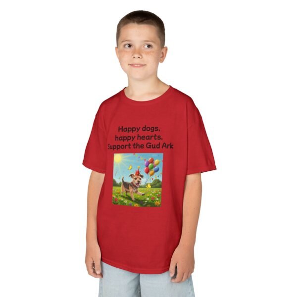 Kids Heavy Cotton™ Tee - Support the Gud Ark with Happy Dogs Design - Image 12