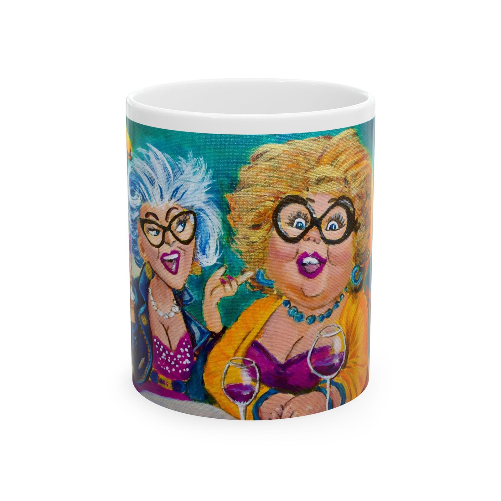 Stay Feral!  Fun & Quirky Ceramic Mug for the Feral Aunts!