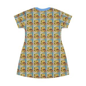 Maricopa T-Shirt Dress - Vintage Arizona Map Print for Fun Days Out