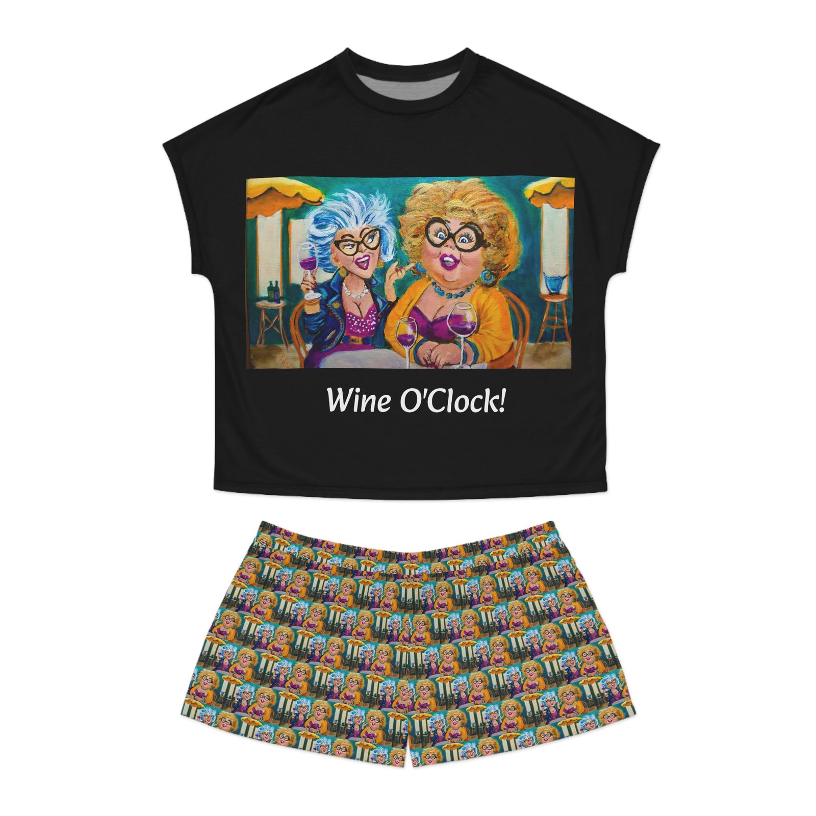 Wine O’Clock!   Women's Pajama Set - Perfect for All Wine lovers