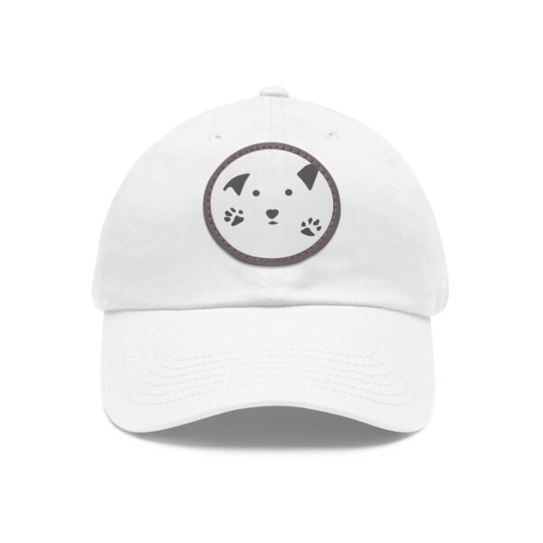 Cute Dog Dad Hat with Leather Patch - Adjustable Pet Lover Cap. The Gud Dog Line - Image 5