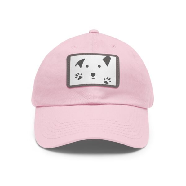 Dad Hat with Leather Patch (Rectangle) - Image 3