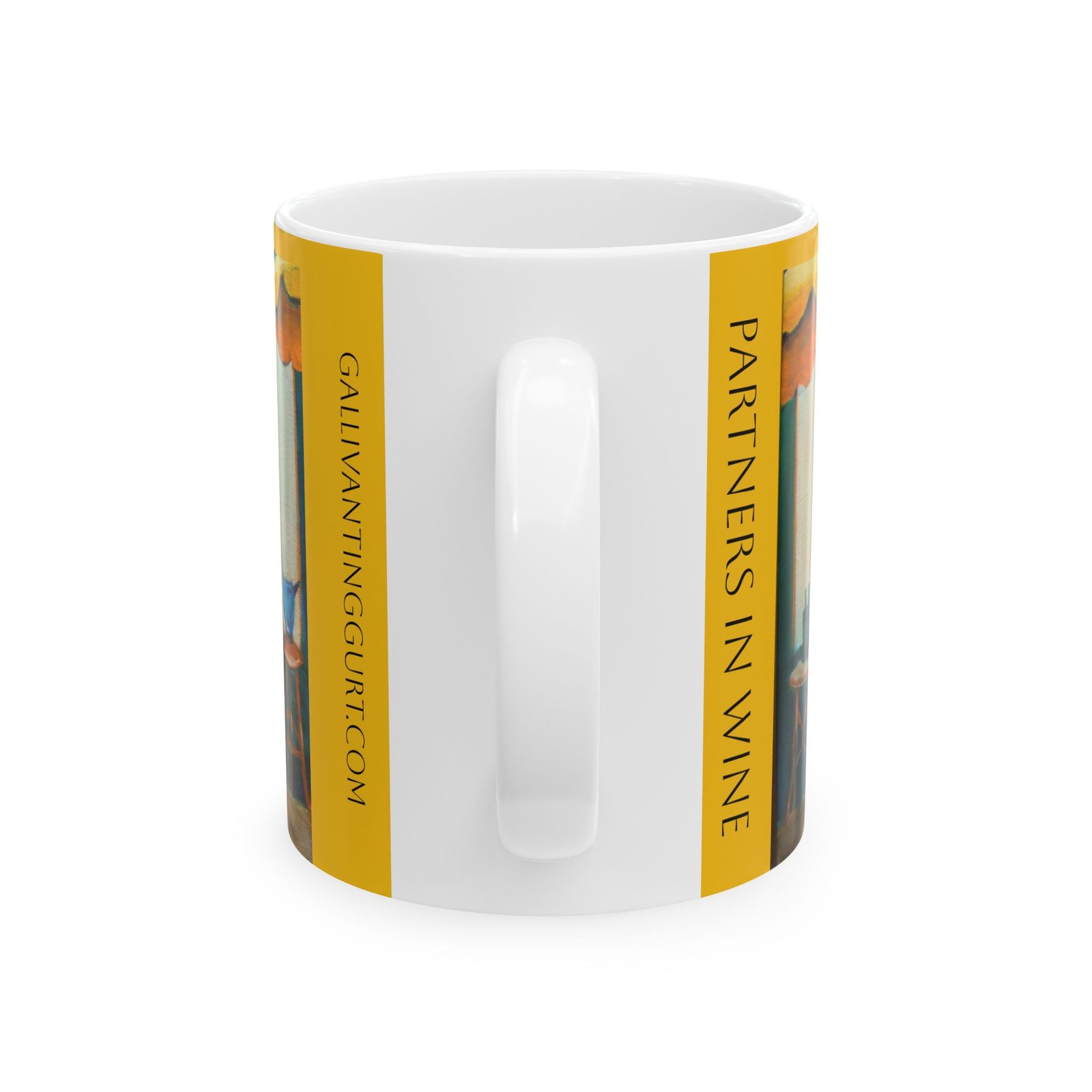Partners in Wine ~ Fun & Quirky Ceramic Mug - Image 2