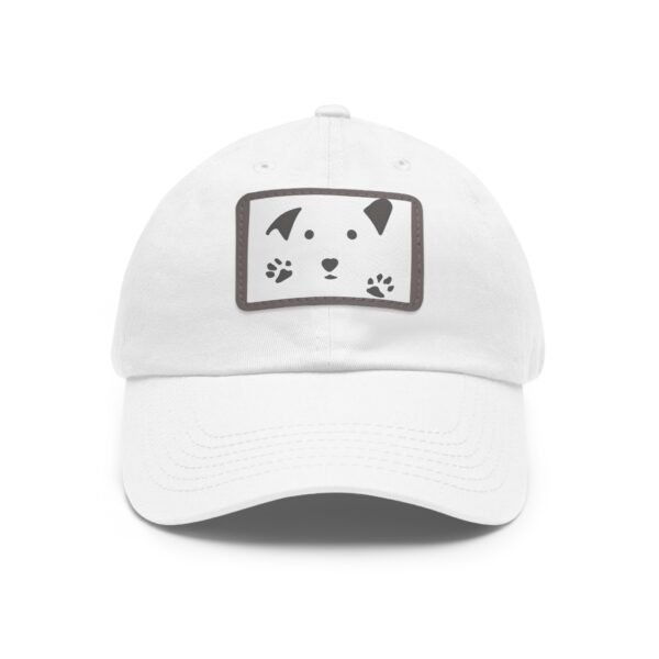 Dad Hat with Leather Patch (Rectangle) - Image 4