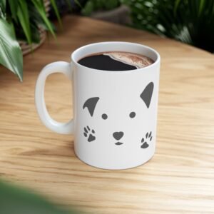 Powered by Coffee & Gud Dogs Mug - Officially fueled by caffeine and Gud Dogs