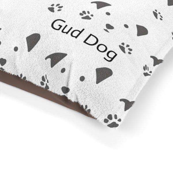 Gud Dog - Cozy Dog Bed with Paw Print Design - Perfect for Pet Lovers - Image 2
