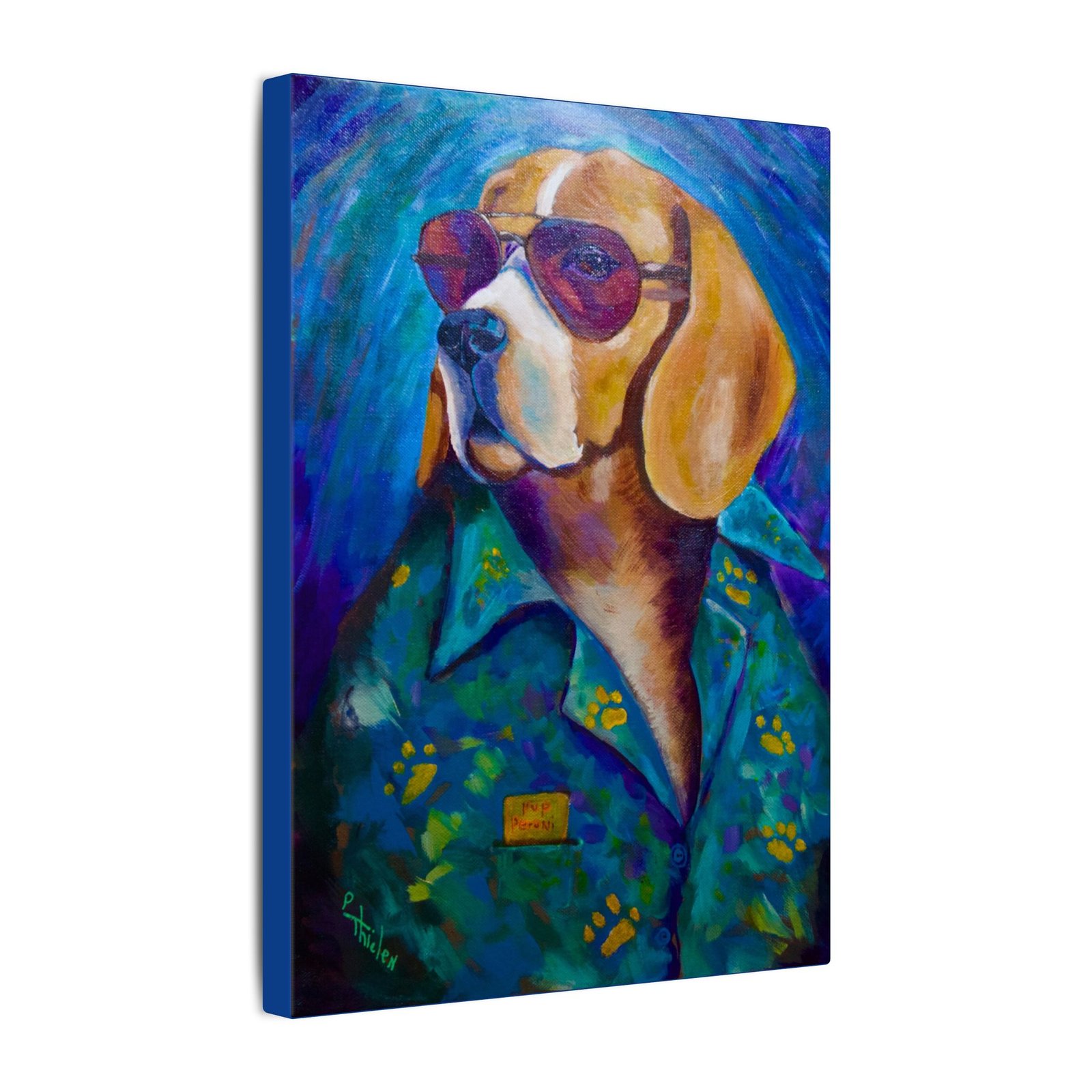 Duke of Doggone Cool  Canvas Print - The Leisure Hound Collection - Image 2