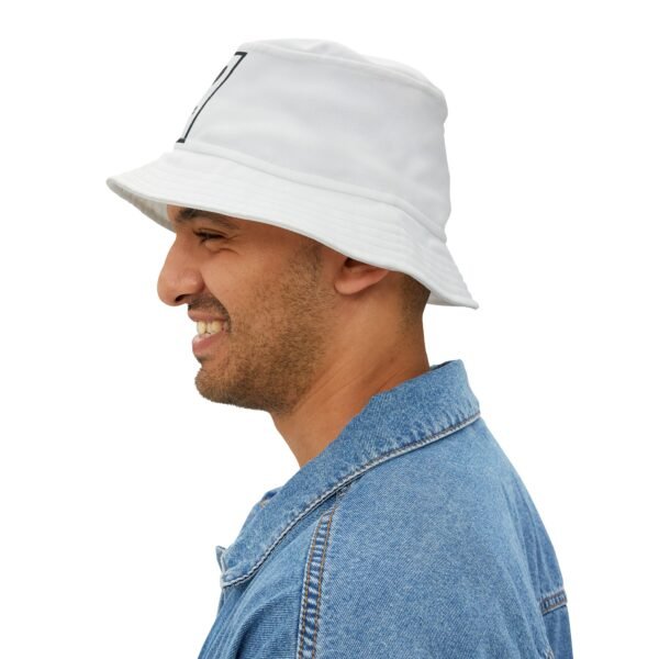 Gud Dog solid white   Colorful Retro Summer Bucket Hat - - Image 3