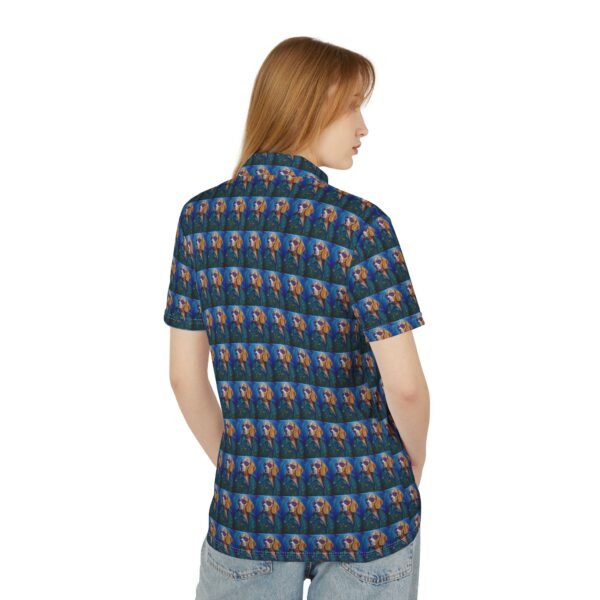 Polo Shirt - The Leisure Hound Is The Duke of Doggone Cool - Image 3