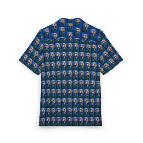Hawaiian Shirt - The Leisure Hound Unisex shirt  - Button Front - Image 2