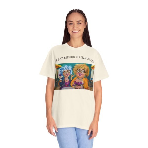 Great minds drink alike Unisex T-shirt - Gallivanting with Gurt Collection - Image 2