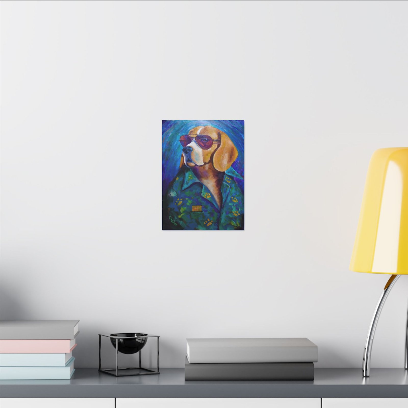 Duke of Doggone Cool  Canvas Print - The Leisure Hound Collection - Image 4