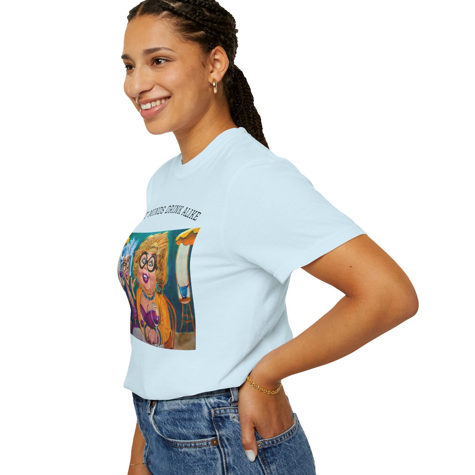 Great minds drink alike Unisex T-shirt - Gallivanting with Gurt Collection - Image 5