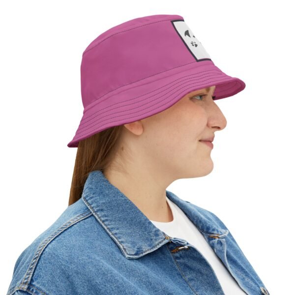 Gud Dog Light Pink   Colorful Retro Summer Bucket Hat - - Image 5