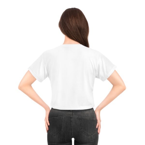 Cute Dog Lover Crop Tee - 'Treat Dealer' Design - Image 4