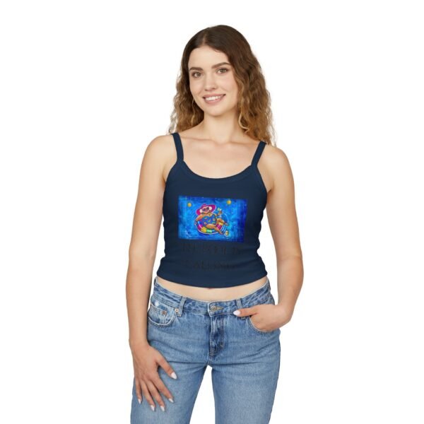 The Pool is Calling!  Tank Top for Women - Spaghetti Strap - Image 16