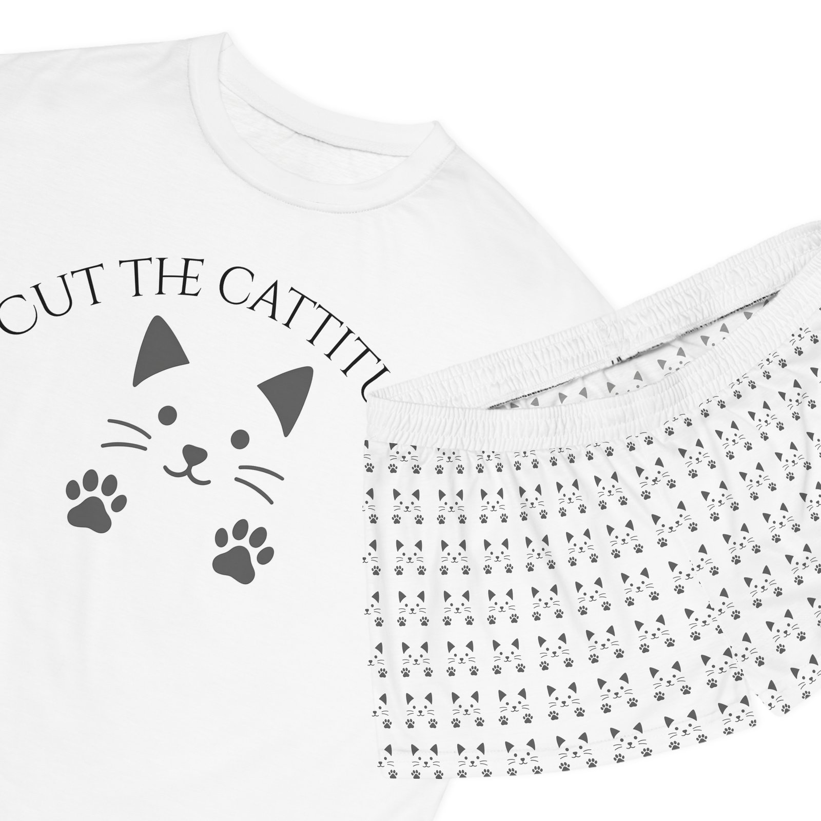 Women's Pajama Set - Cut the Cattitude - Image 3