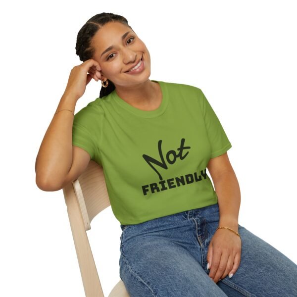Not Friendly Unisex T-Shirt - Fun Graphic Tee, Comfy Casual Wear, Gift for Introverts, Quirky Statement Shirt, Everyday Humor - Image 16