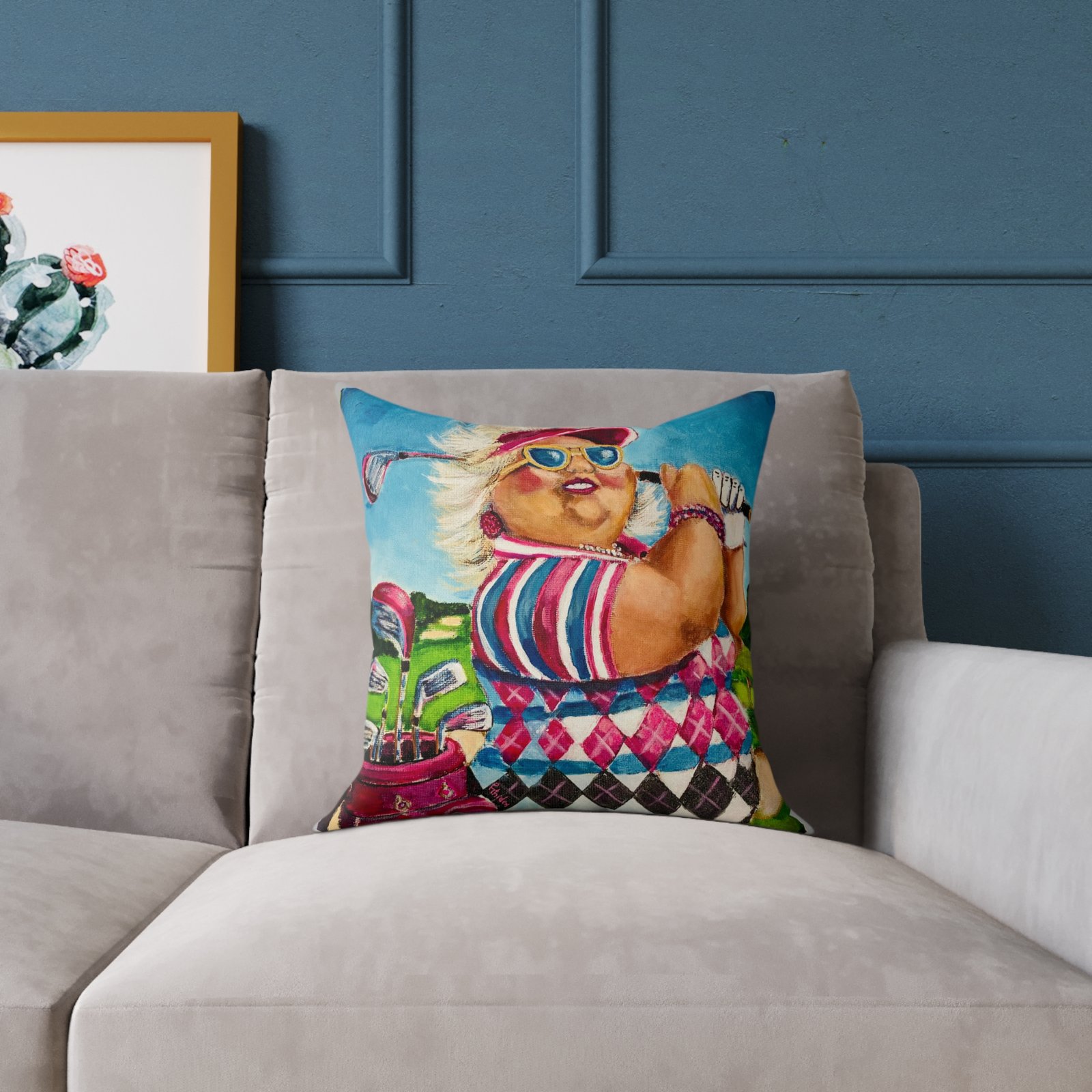 Pillow Tee it up and let it fly - Image 3