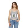Dill with it.  Pickleball queen  Tank Top for Women - Spaghetti Strap - Image 16
